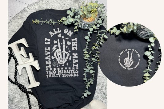 Youth Retro Styled Leave It All On The Mat