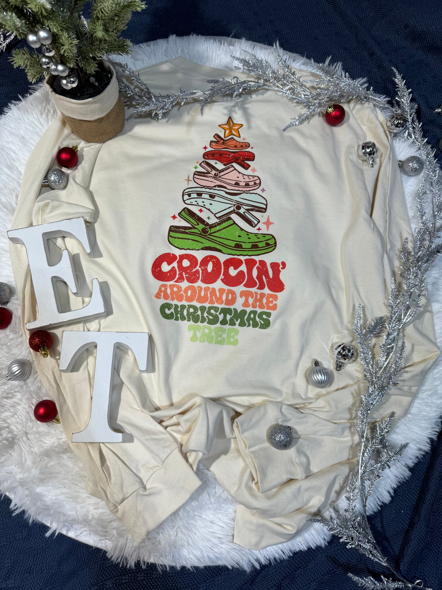 Crocin Around The Christmas Tree Tee