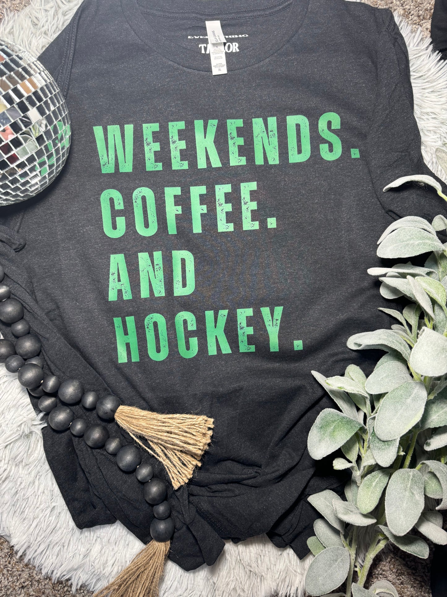 Weekends. Coffee. And Hockey. Long Sleeve