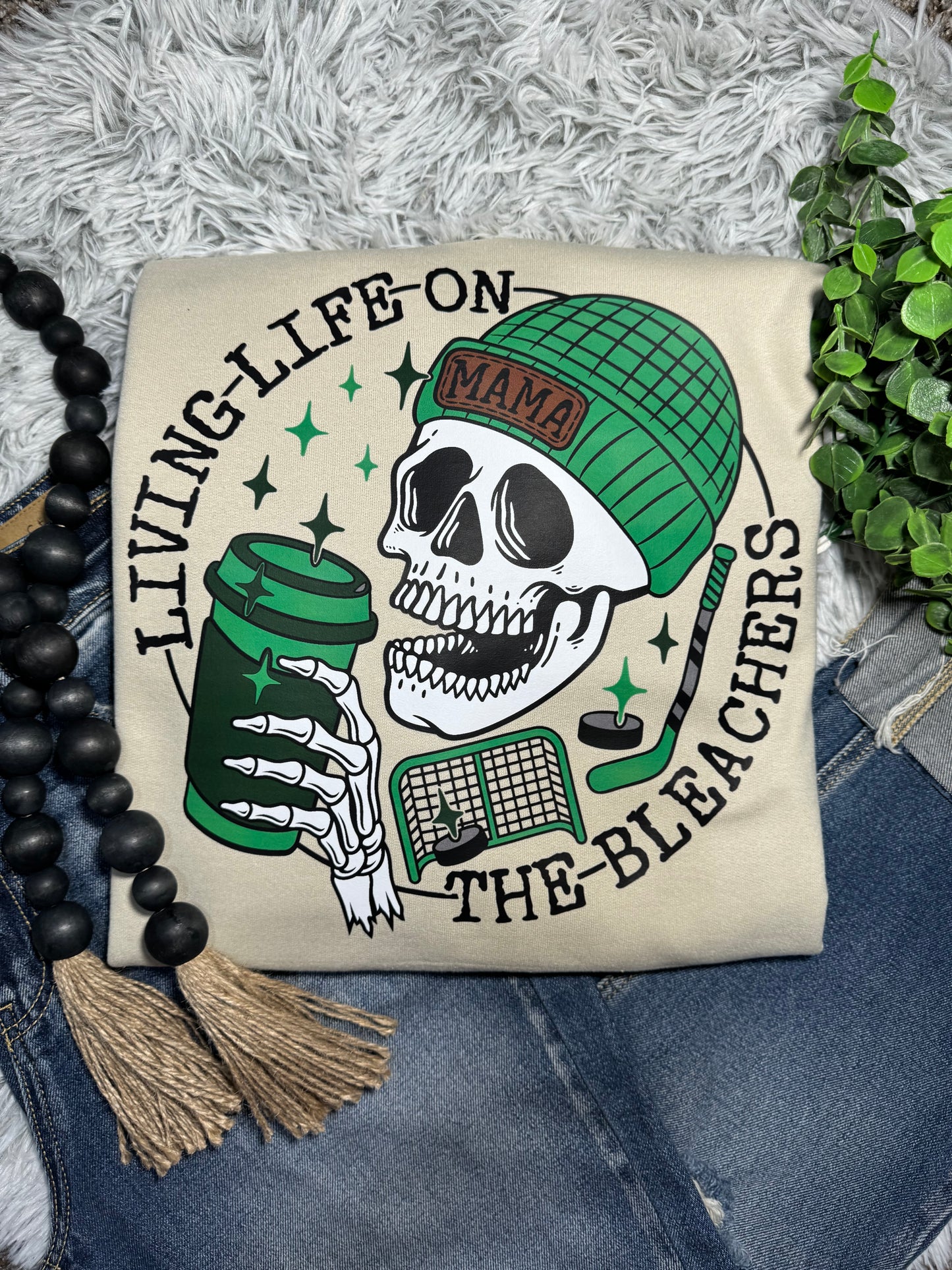 Living Life On The Bleachers Crewneck