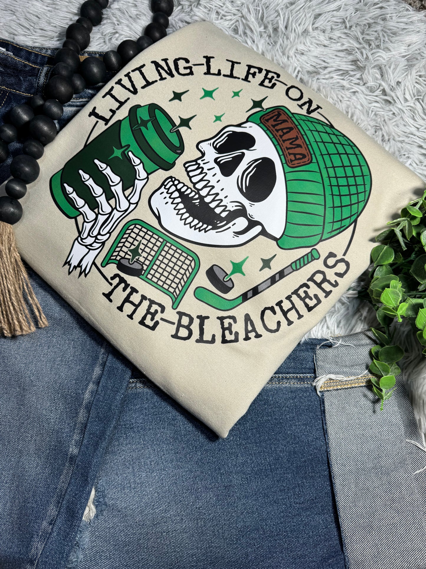 Living Life On The Bleachers Crewneck