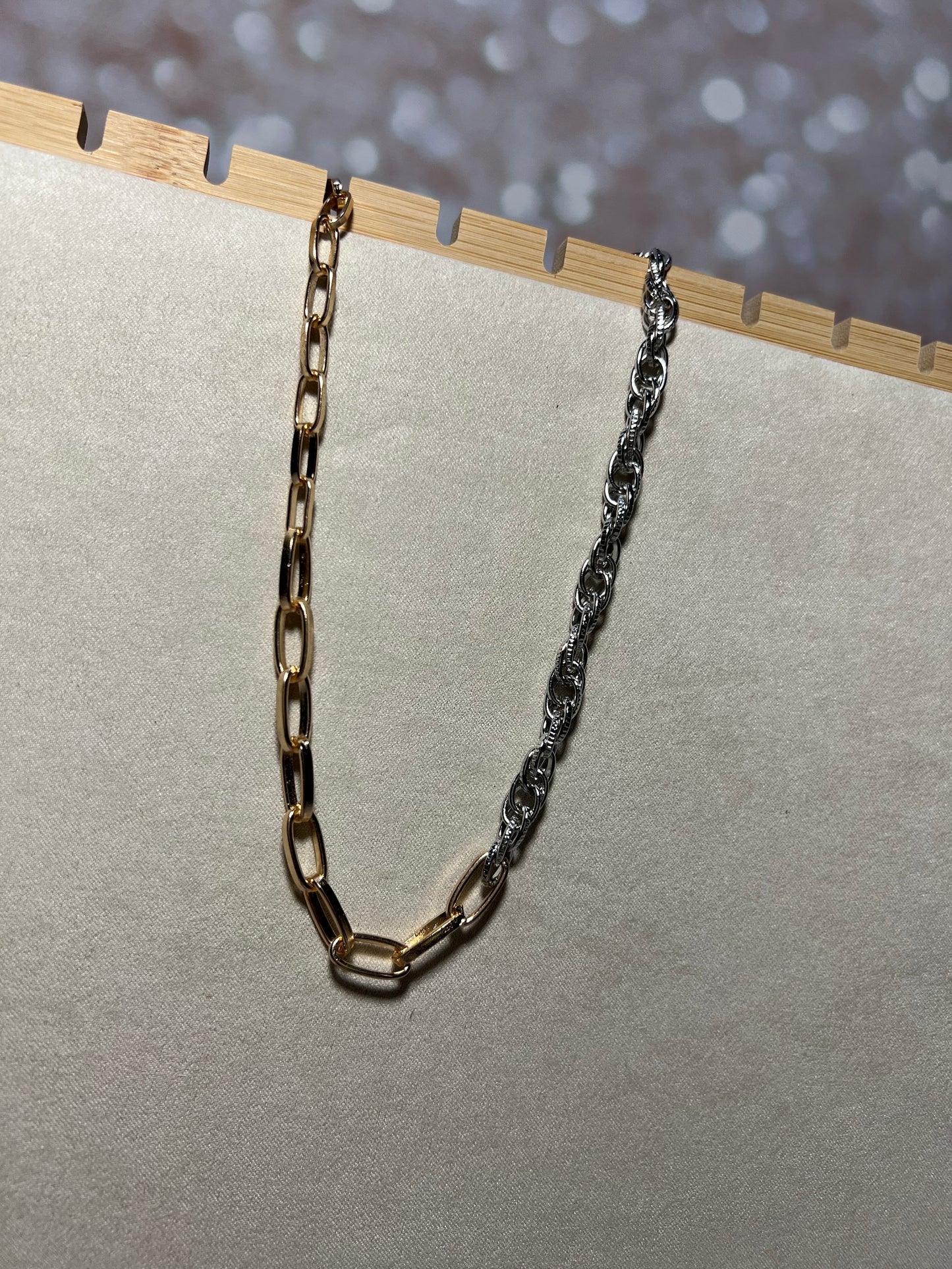 Two Toned Chain Necklace