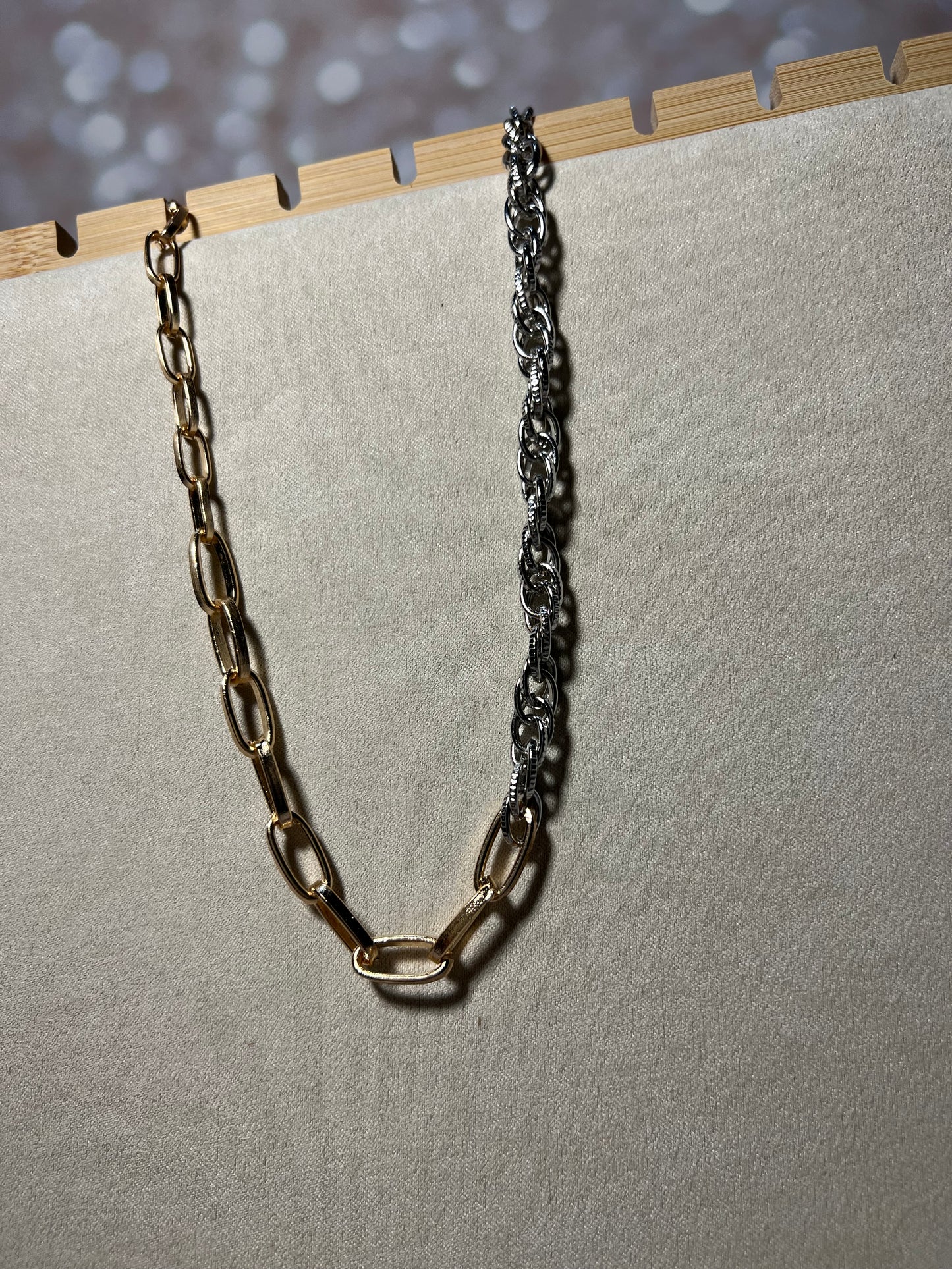 Two Toned Chain Necklace