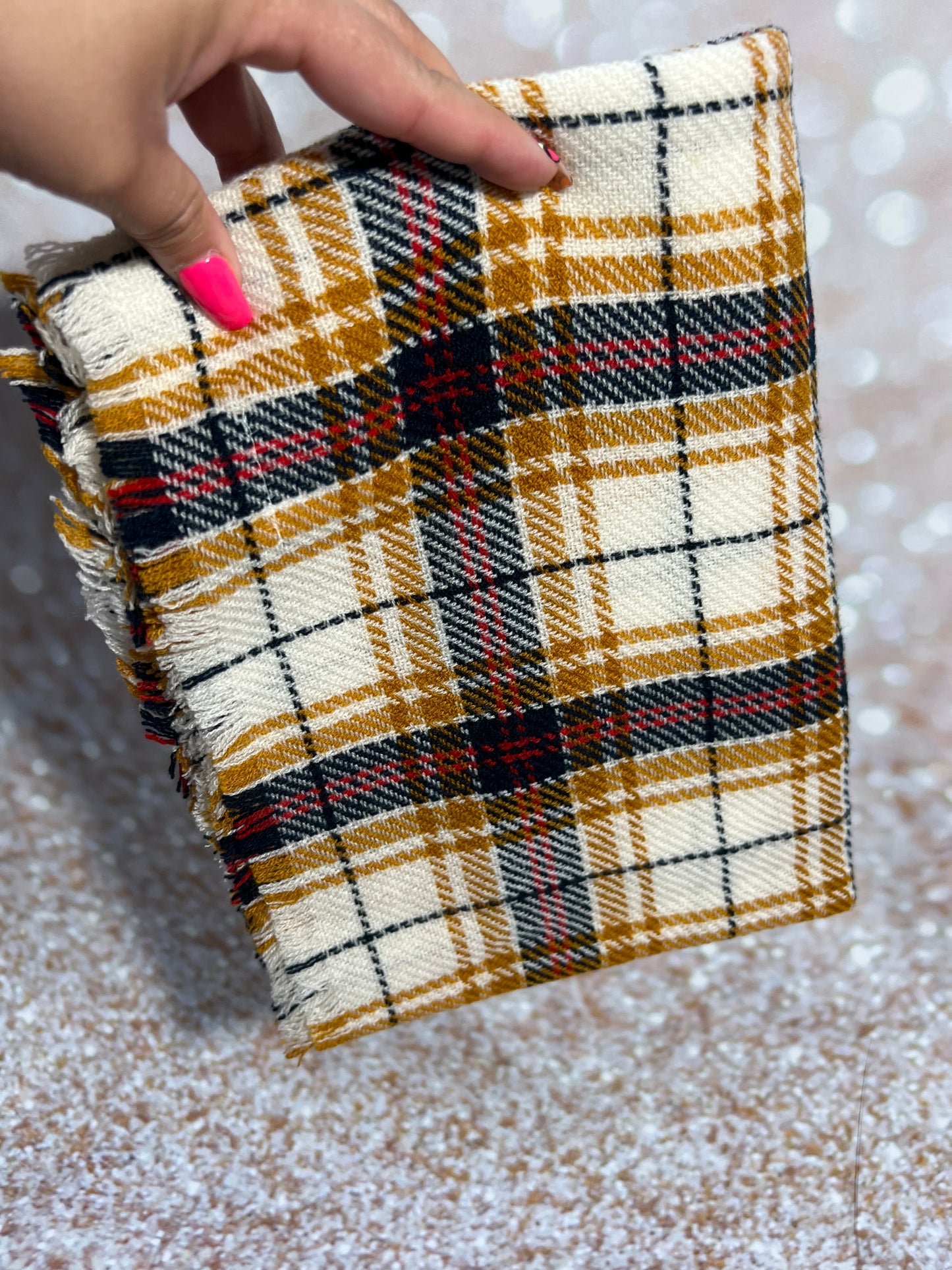 Plaid Infinity Scarf