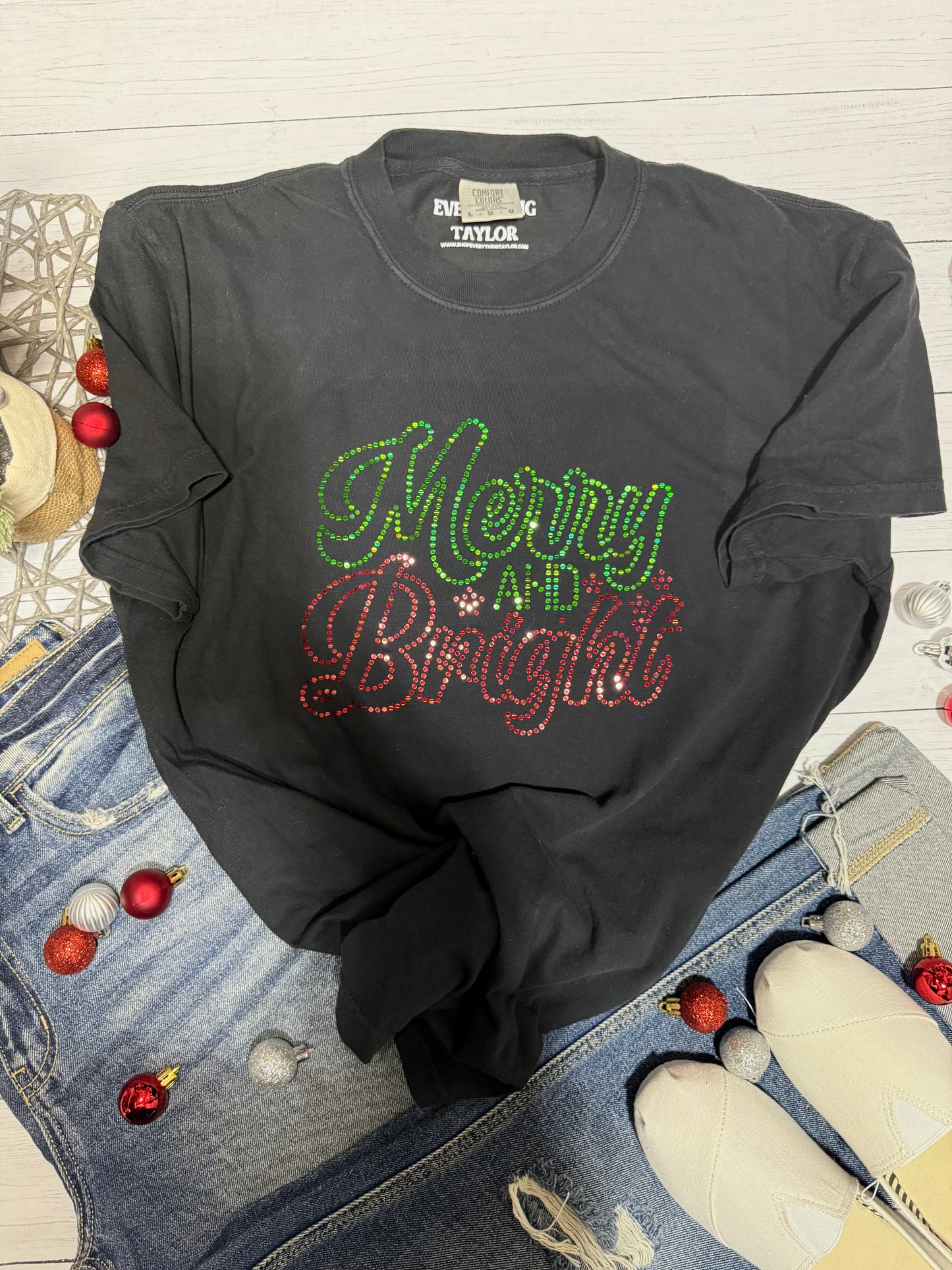 Merry and Bright Spangle Shirt