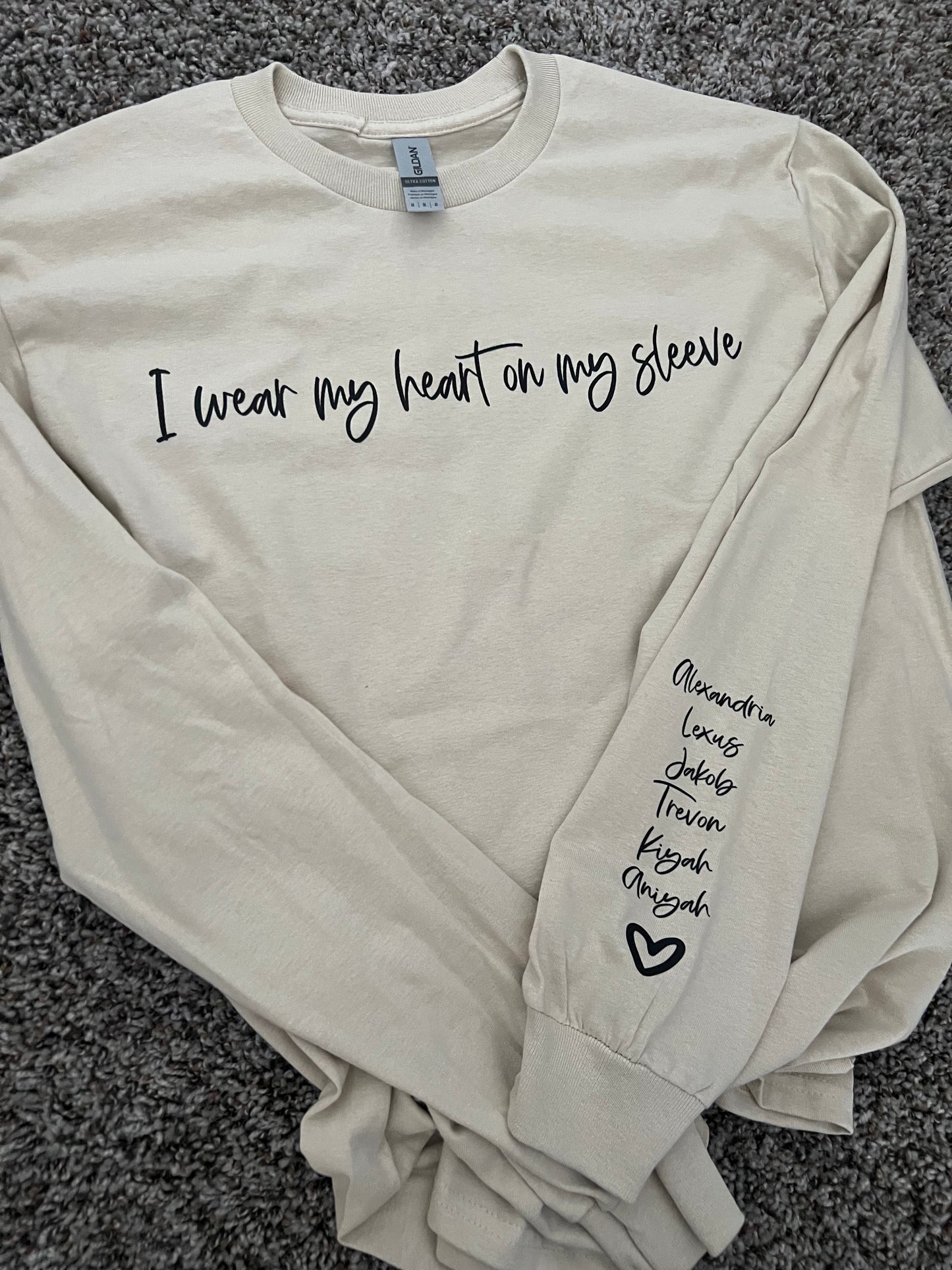 I wear my heart.🖤