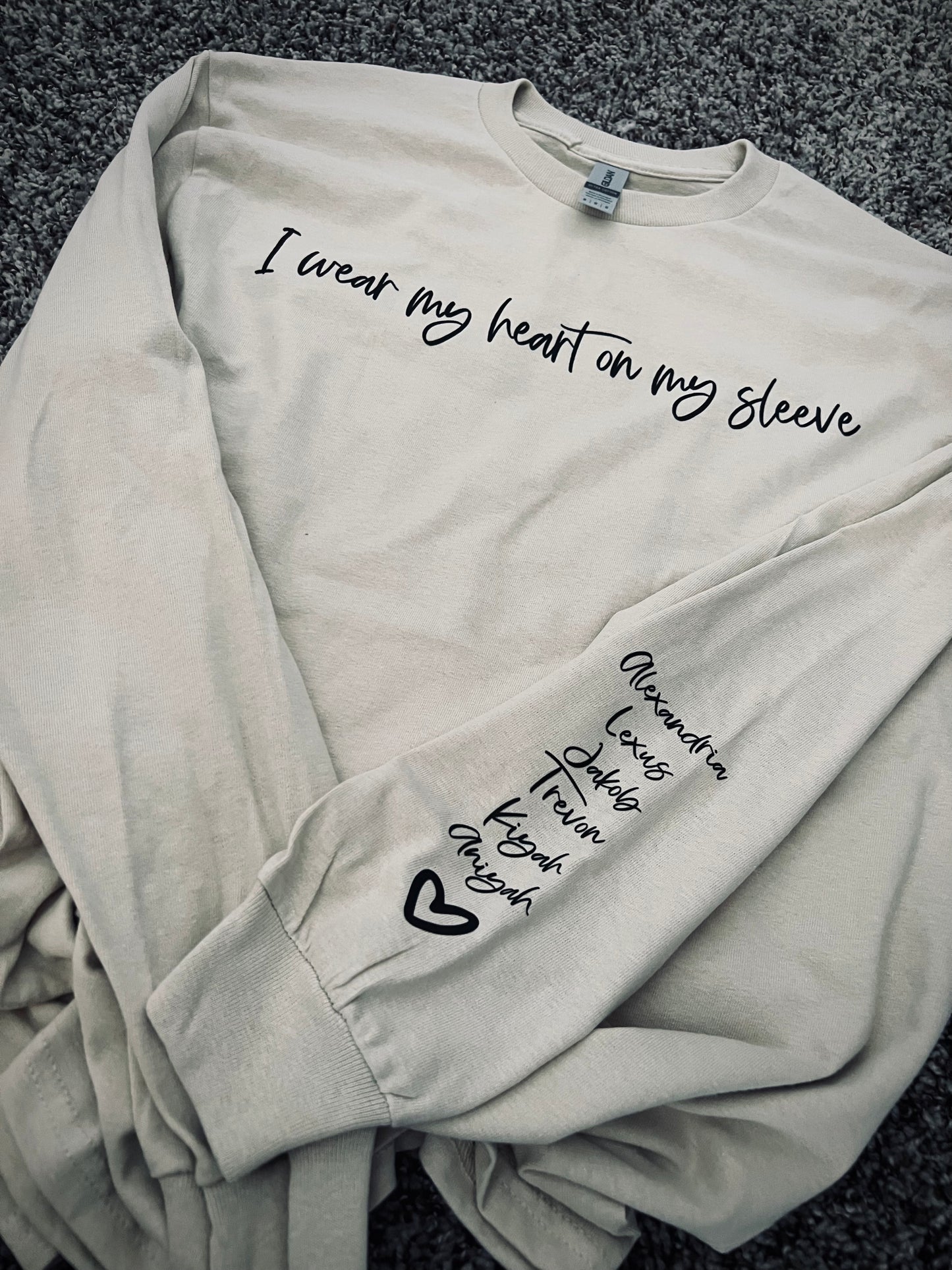 I wear my heart.🖤