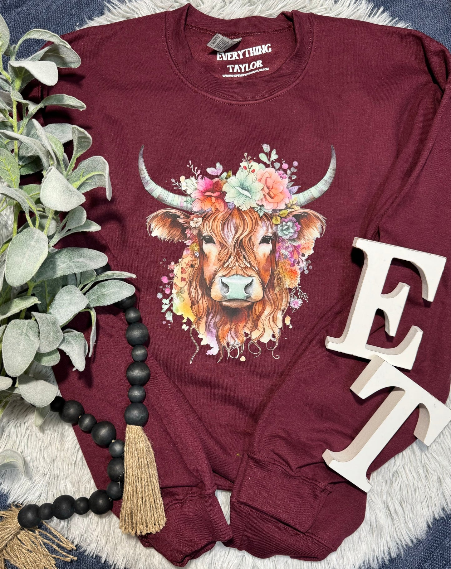 Beautiful Highlands Cow Sweatshirt