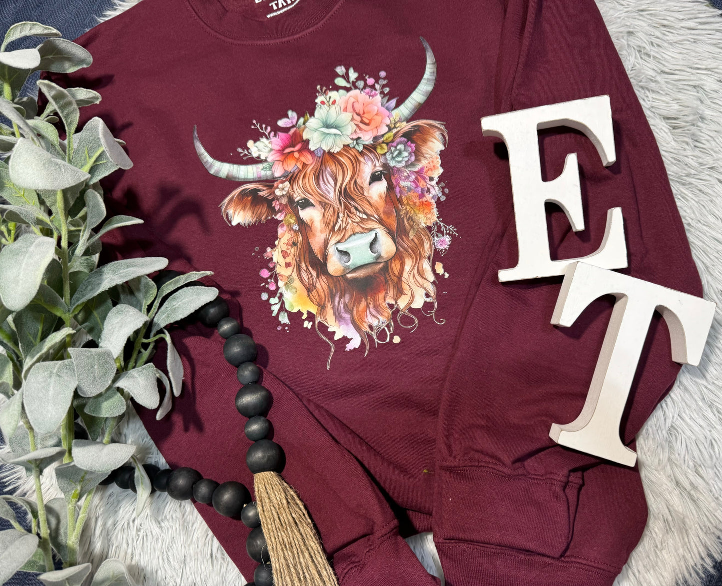 Beautiful Highlands Cow Sweatshirt