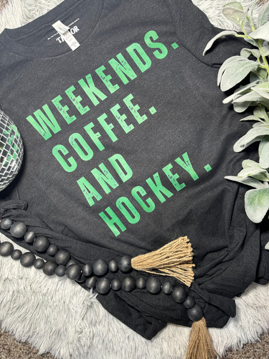 Weekends. Coffee. And Hockey. Long Sleeve