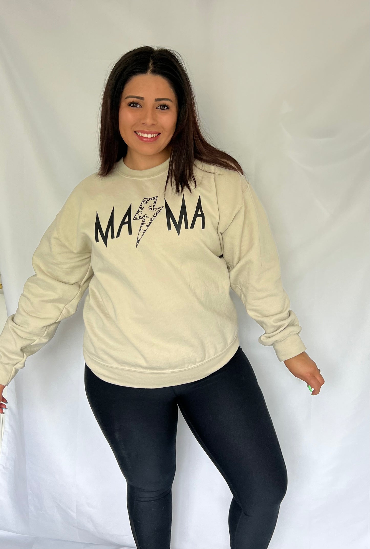 Mama Power Lightning Bolt Sweatshirt