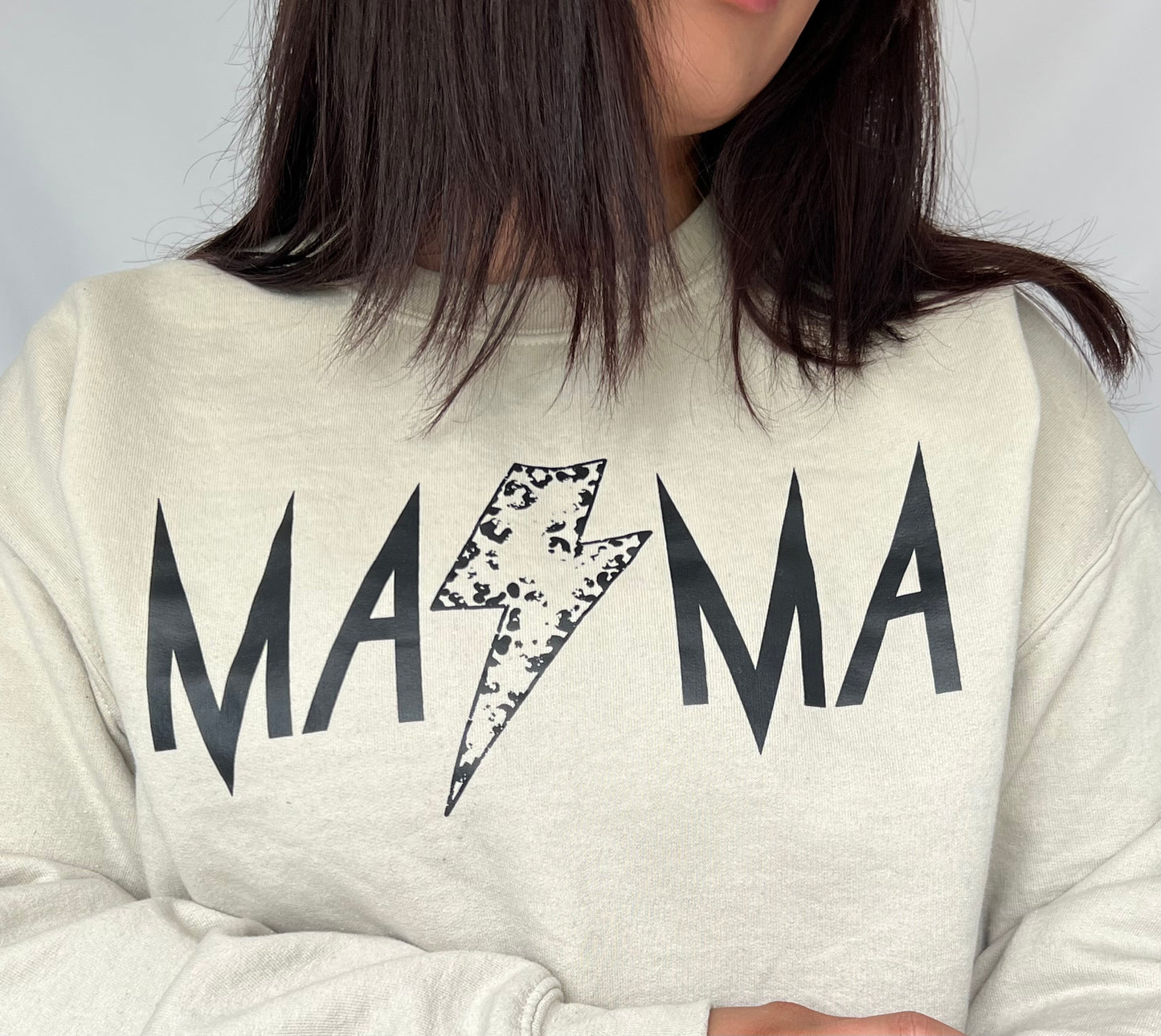 Mama Power Lightning Bolt Sweatshirt