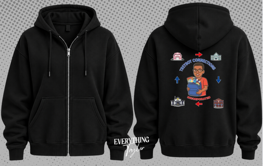 Treyboy Connections Full Zip - Black